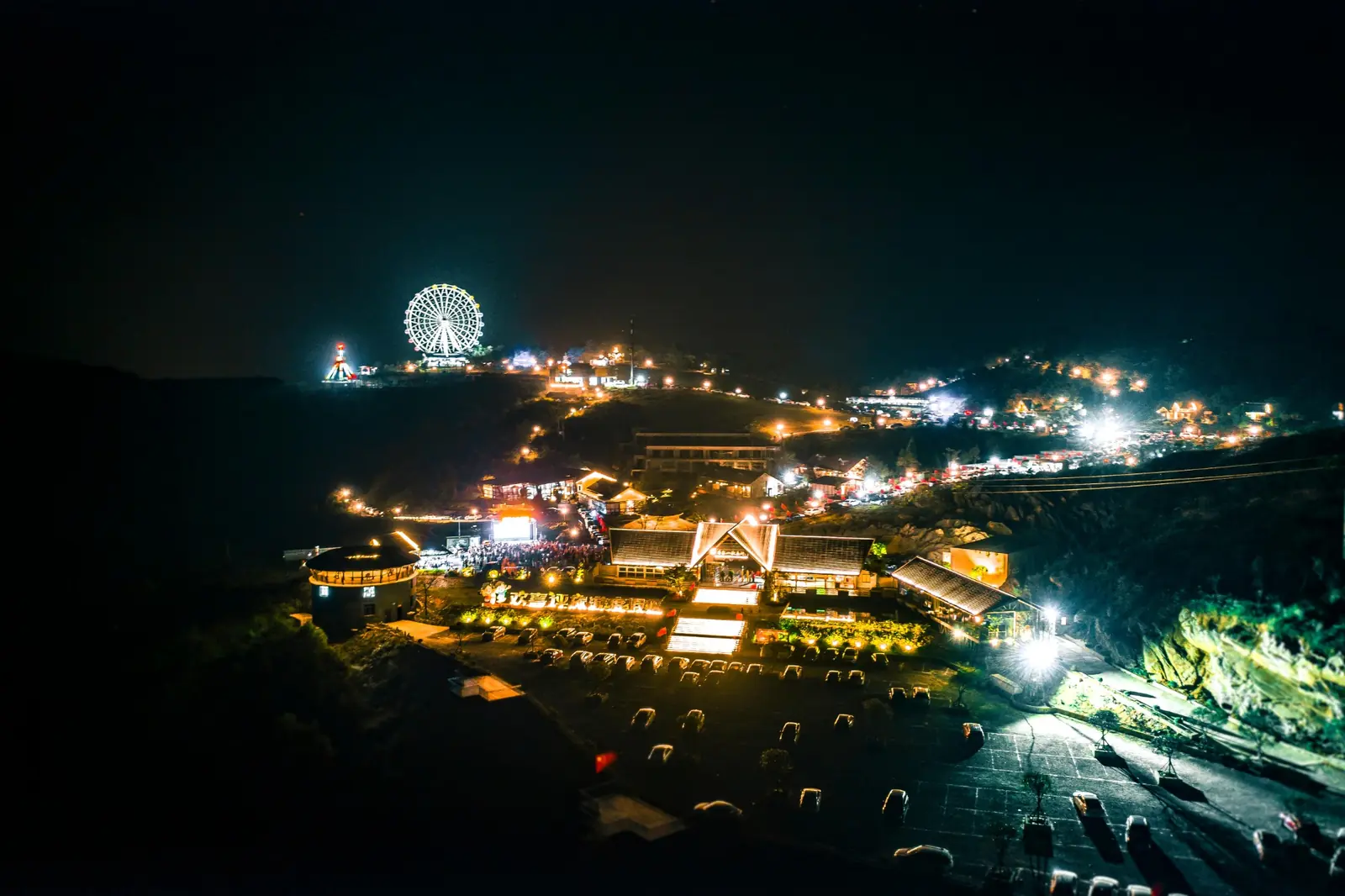 欢喜坪夜游场景